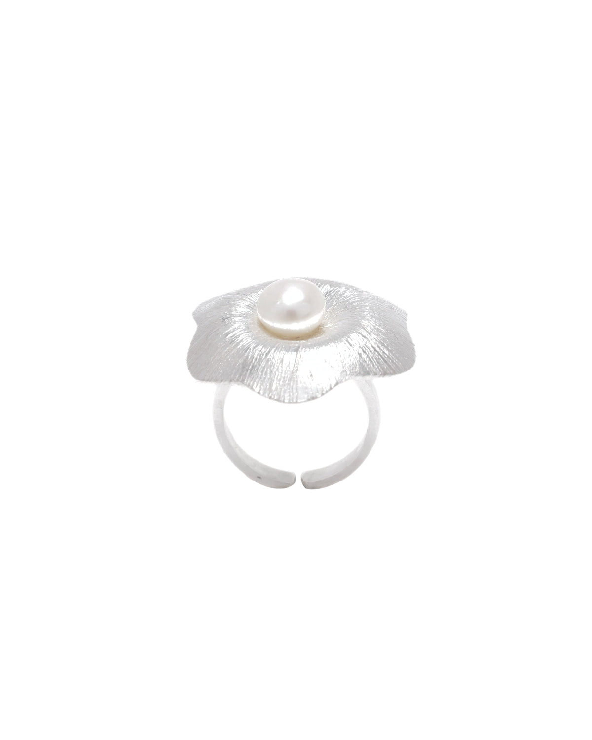 Anillo Loto en Plata