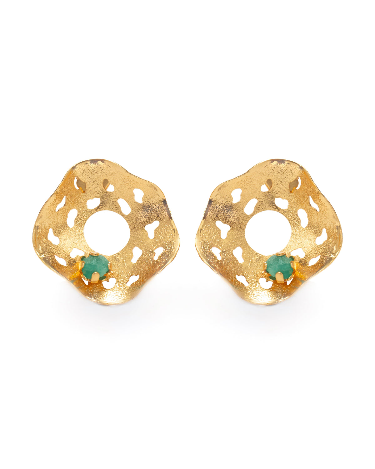 Aretes Arrecife Dorados