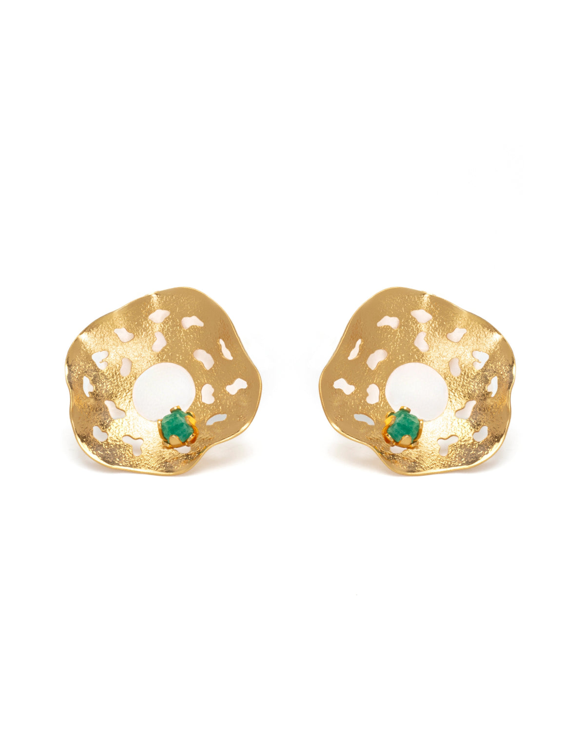 Aretes Arrecife Dorados