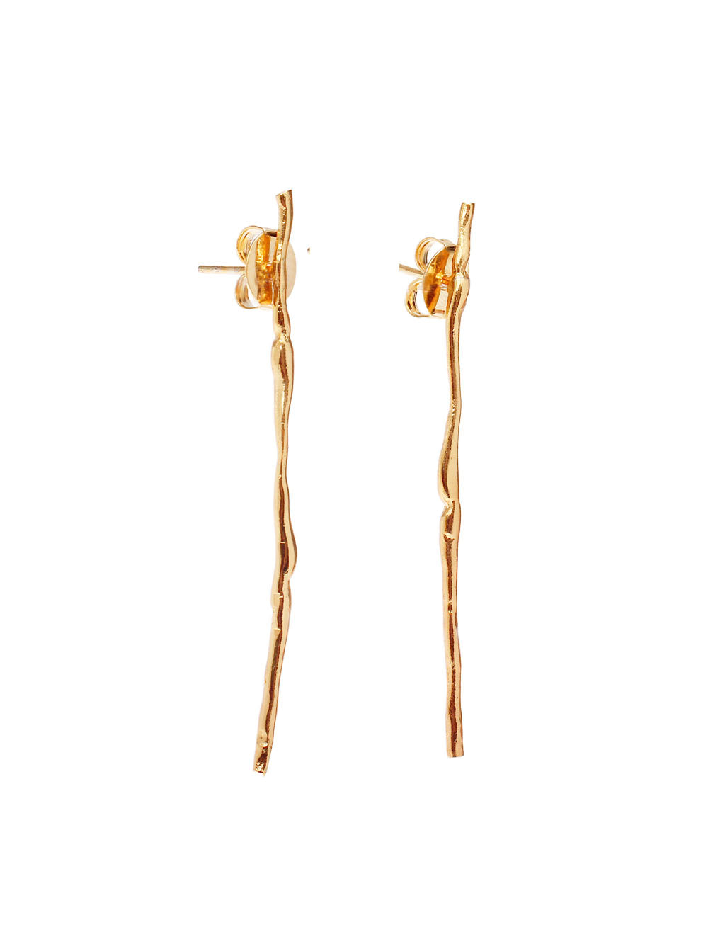 Aretes Bambú Oro
