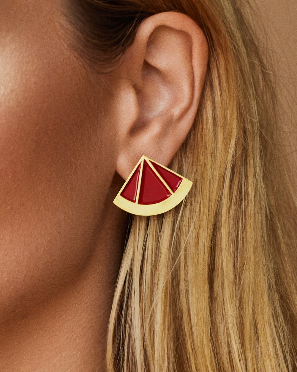 Aretes esmalte Twist