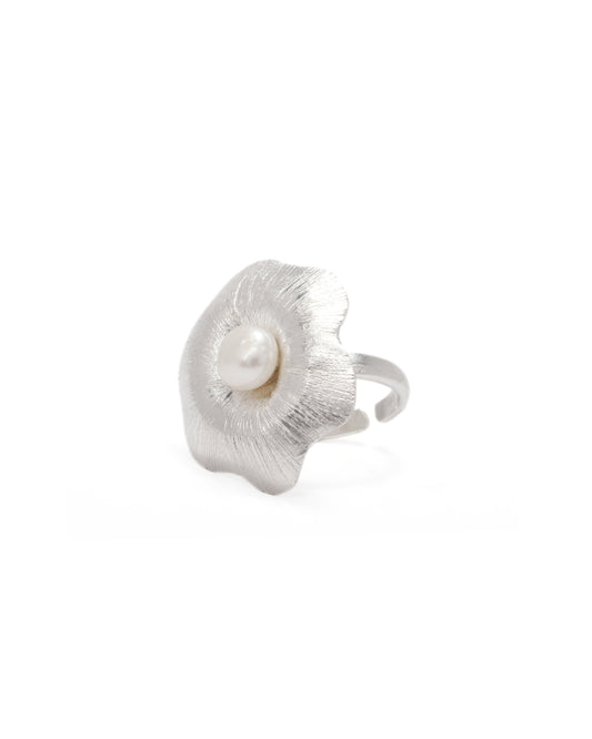 Anillo Loto en Plata