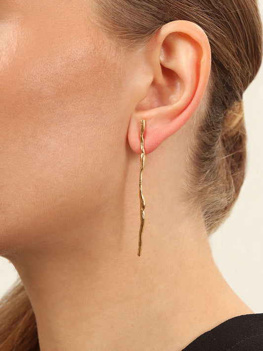 Aretes Bambú Oro