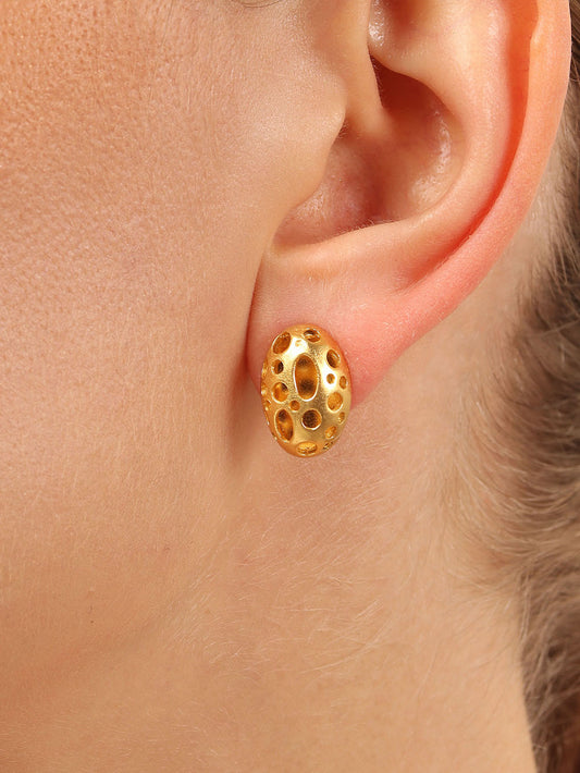 Aretes Nido Oro
