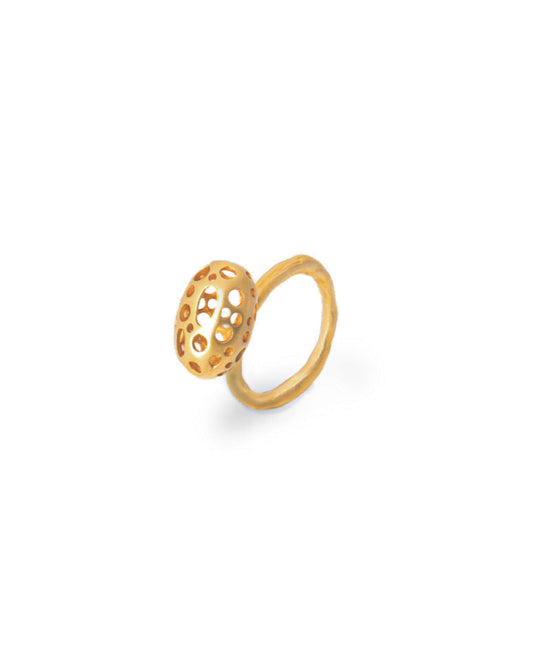 Anillo Nido Oro Vermeil